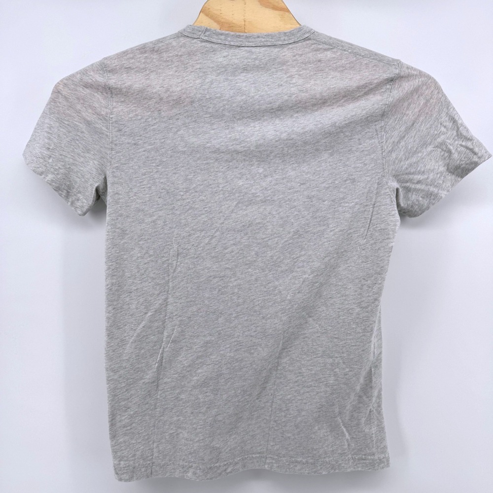 Abercrombie & Fitch T-Shirt Medium Gray Soft A&F Tee Embroidered Moose Logo - Picture 3 of 5